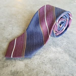 Blue and Maroon Ketch Tie